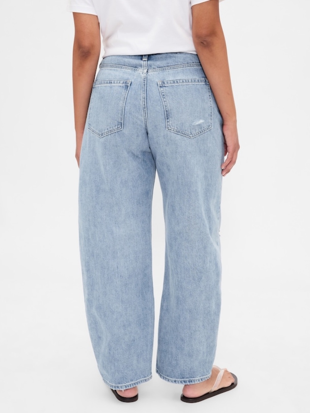 GAP curvy high rise barrel jeans - Picture 4 of 4